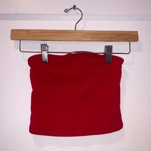 Hollister Red Tube Top
